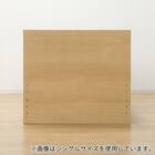 【大容量収納付き】チェストベッドフレーム ダブル (N-ジオF 40M-T 床板 LBR) 17枚目画像