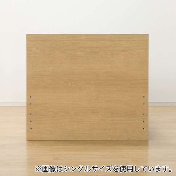 【大容量収納付き】チェストベッドフレーム ダブル (N-ジオF 40M-T 床板 LBR) 17枚目画像