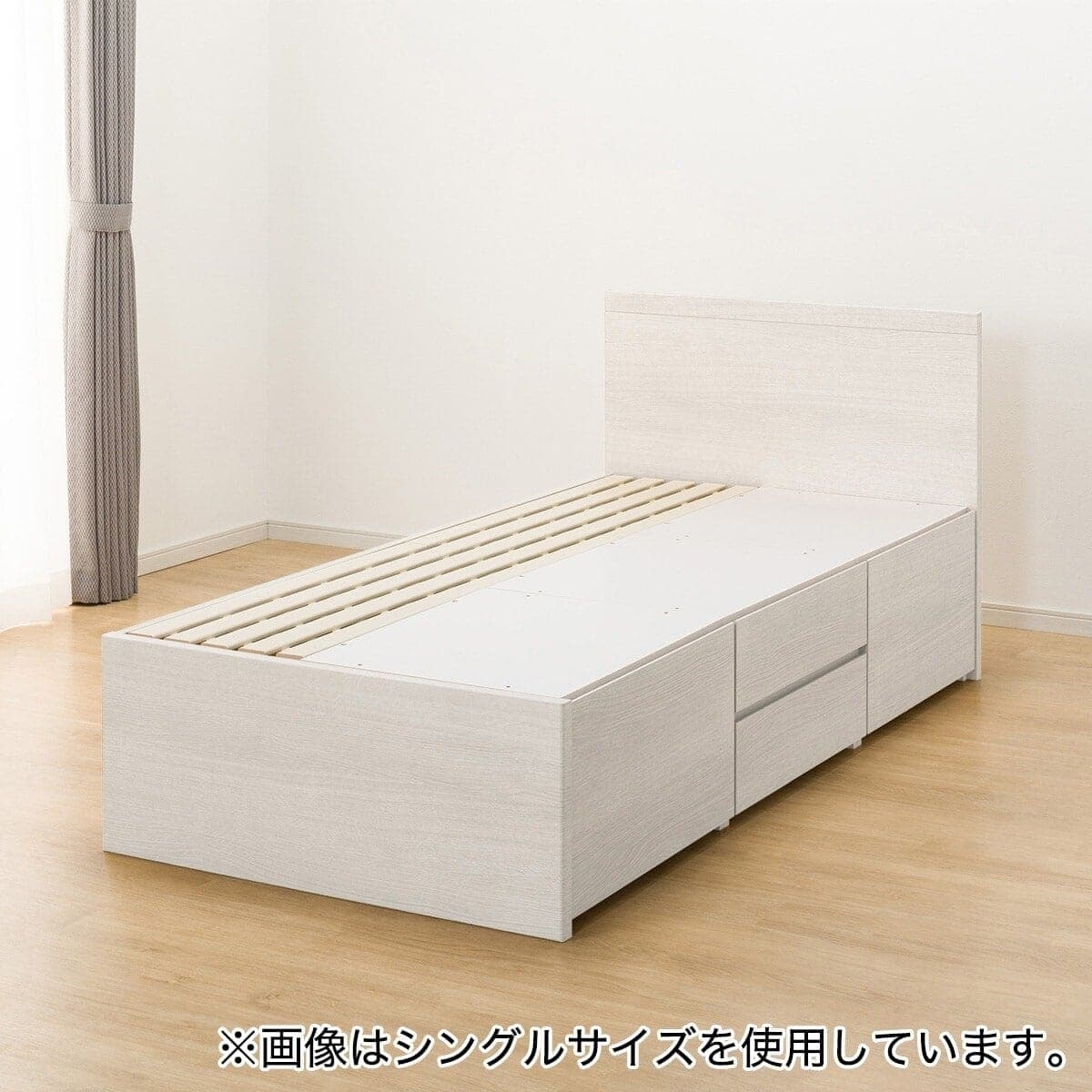 大容量収納付き】チェストベッド + マットレスセット ダブル (N-ジオF 大容量収納付き】チェストベッド + マットレスセット ダブル (N-ジオF