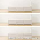 すのこダブルフラットヘッドボードチェストベッドセット(N-ジオF WW 40M-S/U1-03 EM) 13枚目画像