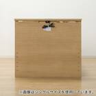 【大容量収納×棚・コンセント付き】チェストベッドフレーム ダブル (N-ジオT 40M-S すのこ LBR) 15枚目画像