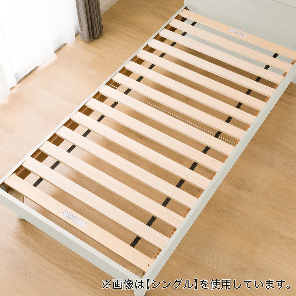 N3【美品】ニトリ　ダブルベッド　ベッドフレーム　木製ダークブラウン N3様専用【美品】ニトリ ダブルベッド ベッドフレーム 木製