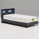 ダブルベッドフレーム(GH BK) 1枚目画像