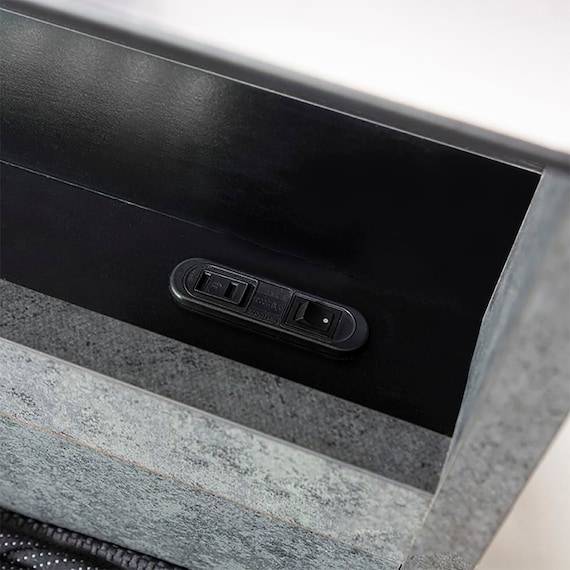 ダブルベッドフレーム(GH BK) 3枚目画像