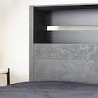 ダブルベッドフレーム(GH BK) 4枚目画像