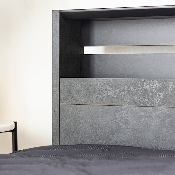 ダブルベッドフレーム(GH BK) 4枚目画像