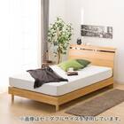 ベッドフレーム ダブル (EB-002 LEG/LOW すのこ LBR) 1枚目画像