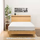 ベッドフレーム ダブル (EB-002 LEG/LOW すのこ LBR) 7枚目画像