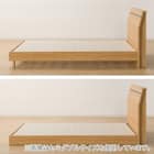 ベッドフレーム ダブル (EB-002 LEG/LOW すのこ LBR) 10枚目画像