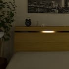 ベッドフレーム ダブル (EB-002 LEG/LOW すのこ LBR) 14枚目画像