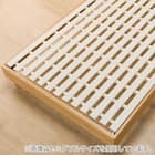 ベッドフレーム ダブル (EB-002 LEG/LOW すのこ LBR) 16枚目画像