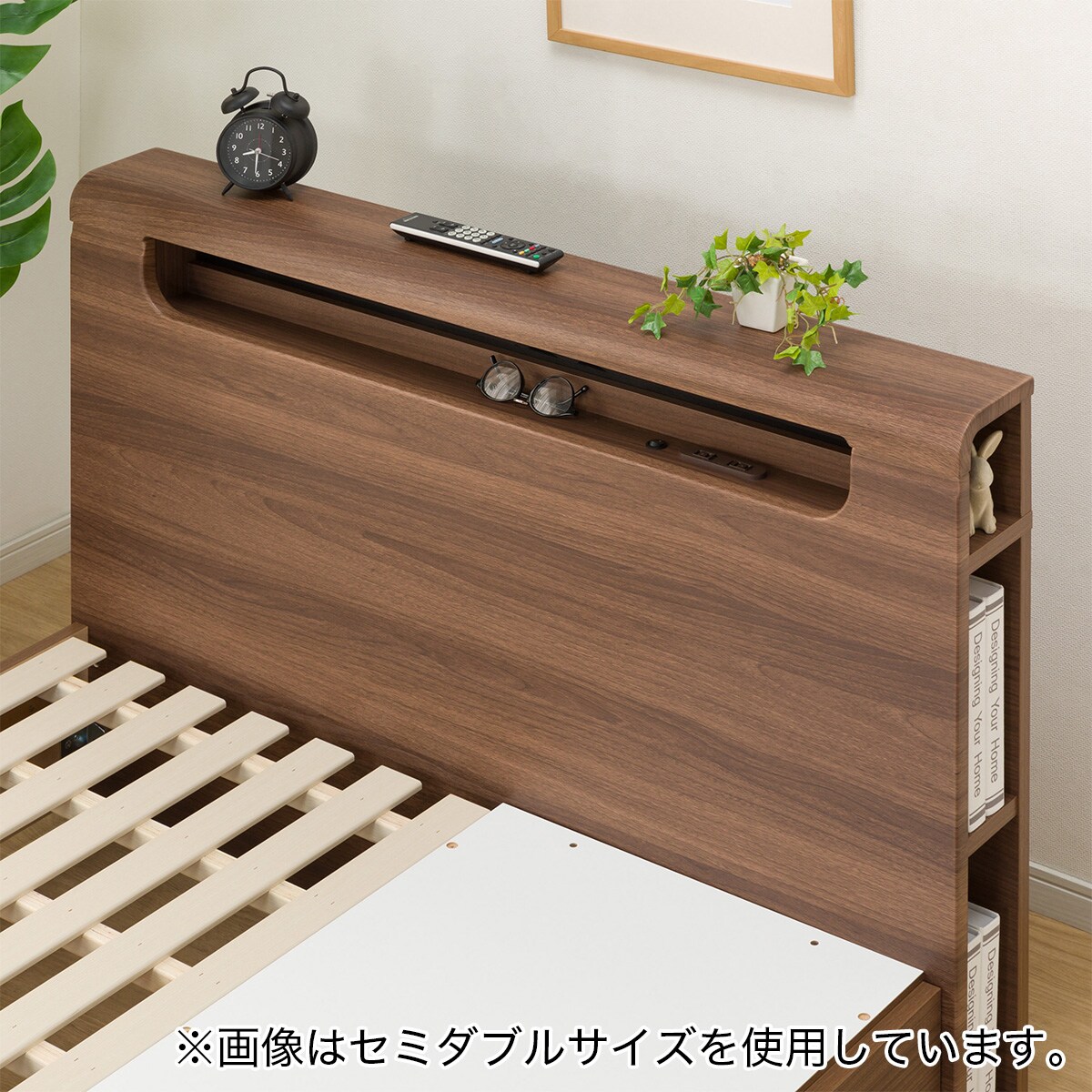 ダブルベッドフレーム(EB-003 引出し付き MBR DR) | ニトリネット