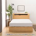 ダブルベッドフレーム(EB-003 引出し付き LBR DR) 7枚目画像