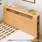 ダブルベッドフレーム(EB-003 引出し付き LBR DR) 10枚目画像