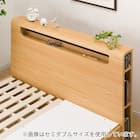 ダブルベッドフレーム(EB-003 引出し付き LBR DR) 10枚目画像