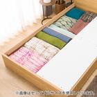 ダブルベッドフレーム(EB-003 引出し付き LBR DR) 16枚目画像