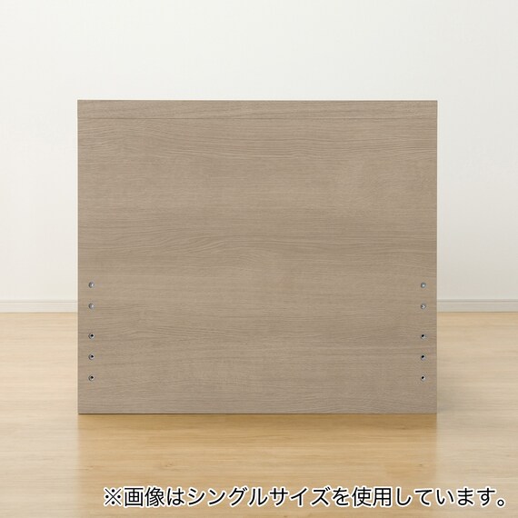 【大容量収納付き】チェストベッドフレーム ダブル (N-ジオF 40M-T 床板 GW) 17枚目画像