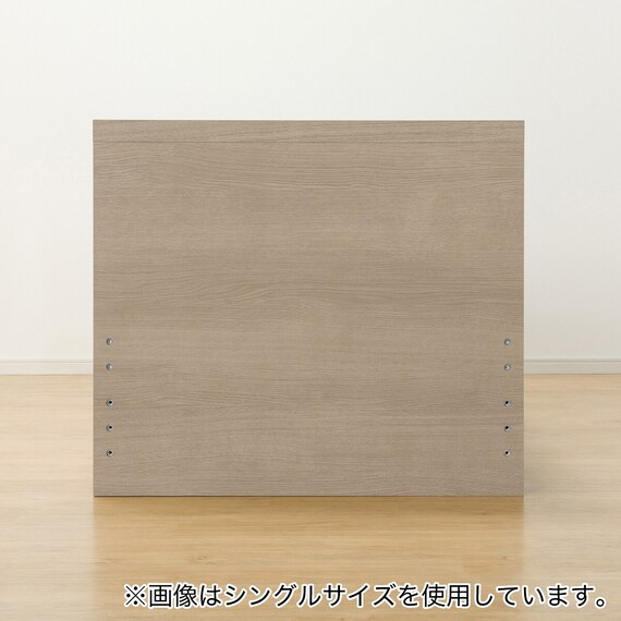 【大容量収納付き】チェストベッドフレーム ダブル (N-ジオF 40M-S すのこ GW) 21枚目画像