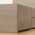 【大容量収納付き】チェストベッドフレーム ダブル (N-ジオF 40M-S すのこ GW) 28枚目画像