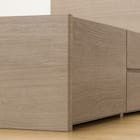 【大容量収納付き】チェストベッドフレーム ダブル (N-ジオF 40M-S すのこ GW) 28枚目画像