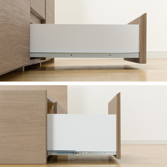 【大容量収納×棚・コンセント・ライト付き】チェストベッドフレーム ダブル (N-ジオC 40M-S すのこ GW) 27枚目画像