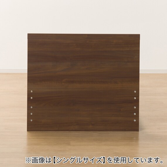 ベッドフレーム ダブル フラットタイプ (NS-001 LEG/LOW 床板 MBR) 8枚目画像