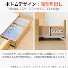 ダブルベッドフレーム(NS-001 深型/MBR) 2枚目画像