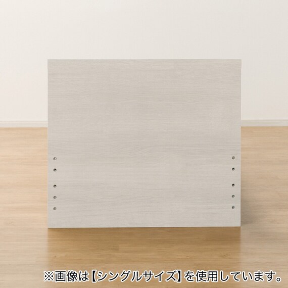 収納付きベッドフレーム ダブル フラットタイプ (NS-001 DR31 引き出し付き 深型 すのこ WW) 7枚目画像