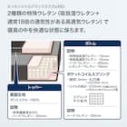 シモンズ ダブルマットレス(エッセンシャルブラックカスタムMD) 3枚目画像