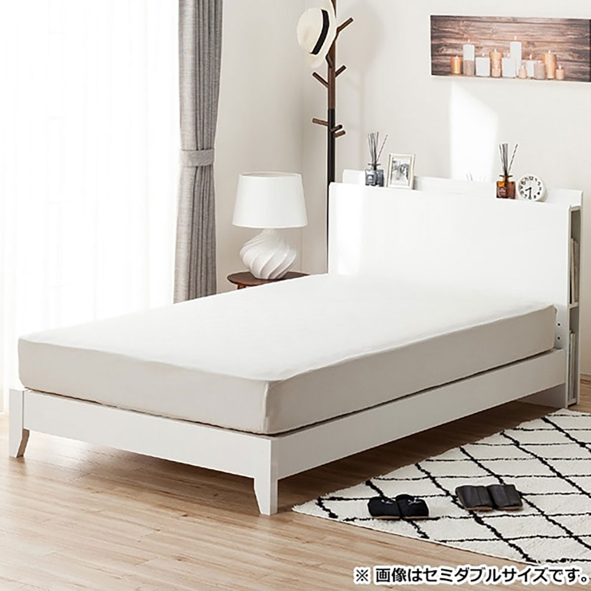 レビュー投稿で選べる特典 ニトリ ベッドフレーム セミダブル カイト