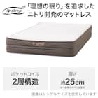 クイーンマットレス1枚タイプ(NスリープハードH1-02CRUNT VH) 14枚目画像