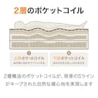 クイーンマットレス1枚タイプ(NスリープハードH1-02CRUNT VH) 16枚目画像