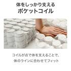 クイーンマットレス1枚タイプ(NスリープハードH1-02CRUNT VH) 17枚目画像