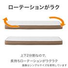 クイーンマットレス1枚タイプ(NスリープハードH1-02CRUNT VH) 19枚目画像