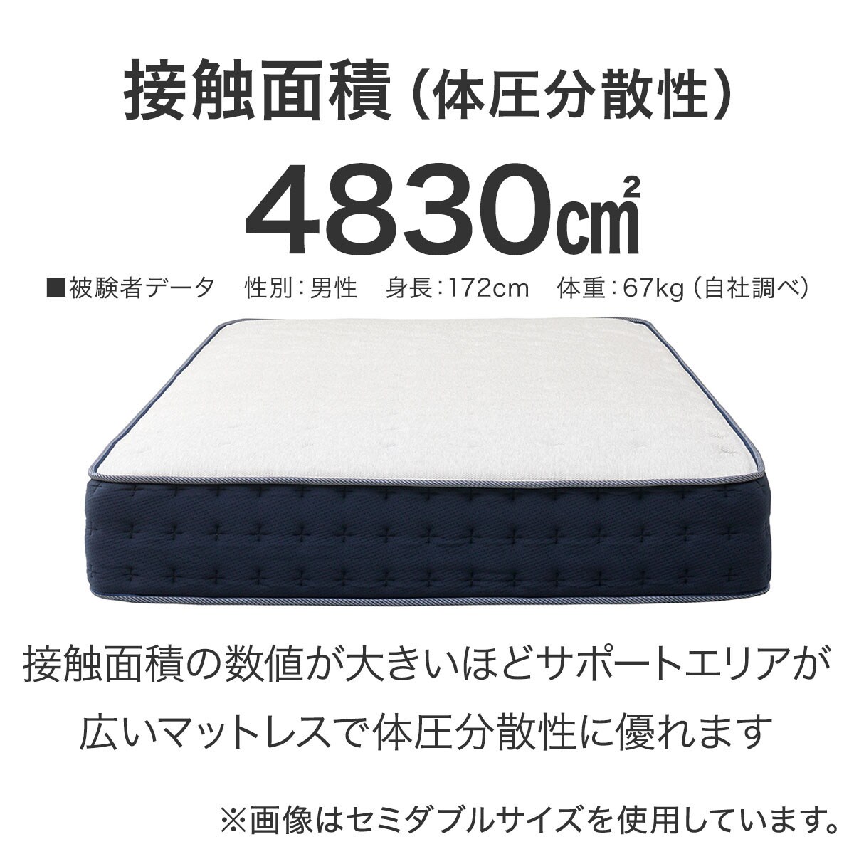 かあこ　新品ニトリ　クイーンマットレス下段のマットレス1つ ニトリ マットレス クイーンポケットコイルマットレス (N