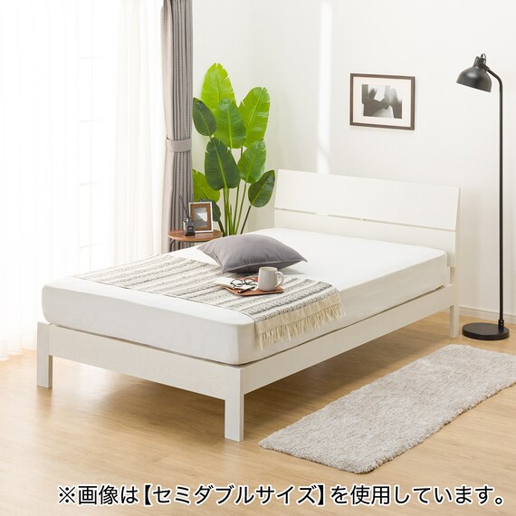 すのこクイーンベッドフレーム(BN-001 WW) 1枚目画像