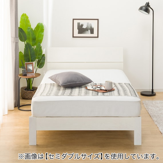 すのこクイーンベッドフレーム(BN-001 WW) 8枚目画像