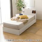 すのこクイーンベッドフレーム(KG 宮・照明付き 深型 WW) 2枚目画像