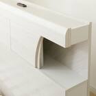 すのこクイーンベッドフレーム(KG 宮・照明付き 深型 WW) 14枚目画像