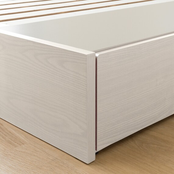 すのこクイーンベッドフレーム(KG 宮・照明付き 深型 WW) 16枚目画像