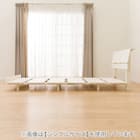 コンセント付きクイーンベッドフレーム(BN-002 WW) 8枚目画像