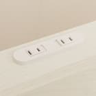 コンセント付きクイーンベッドフレーム(BN-002 WW) 12枚目画像