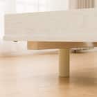 コンセント付きクイーンベッドフレーム(BN-002 WW) 13枚目画像