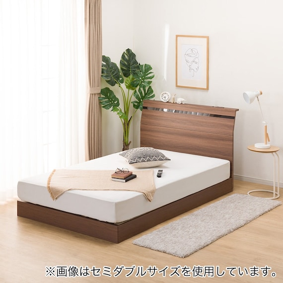 クイーンベッドフレーム(EB-002 MBR LEG/LOW) 5枚目画像
