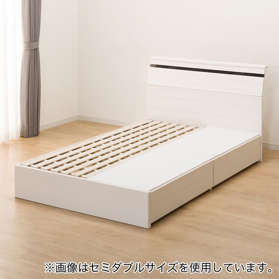 クイーンベッドフレーム(EB-002 引出し付き WW DR) 8枚目画像