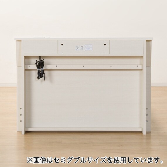 クイーンベッドフレーム(EB-002 引出し付き WW DR) 9枚目画像