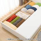 クイーンベッドフレーム(EB-002 引出し付き WW DR) 15枚目画像