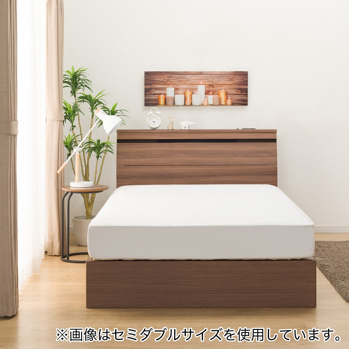 クイーンベッドフレーム(EB-002 引出し付き MBR DR) | ニトリ