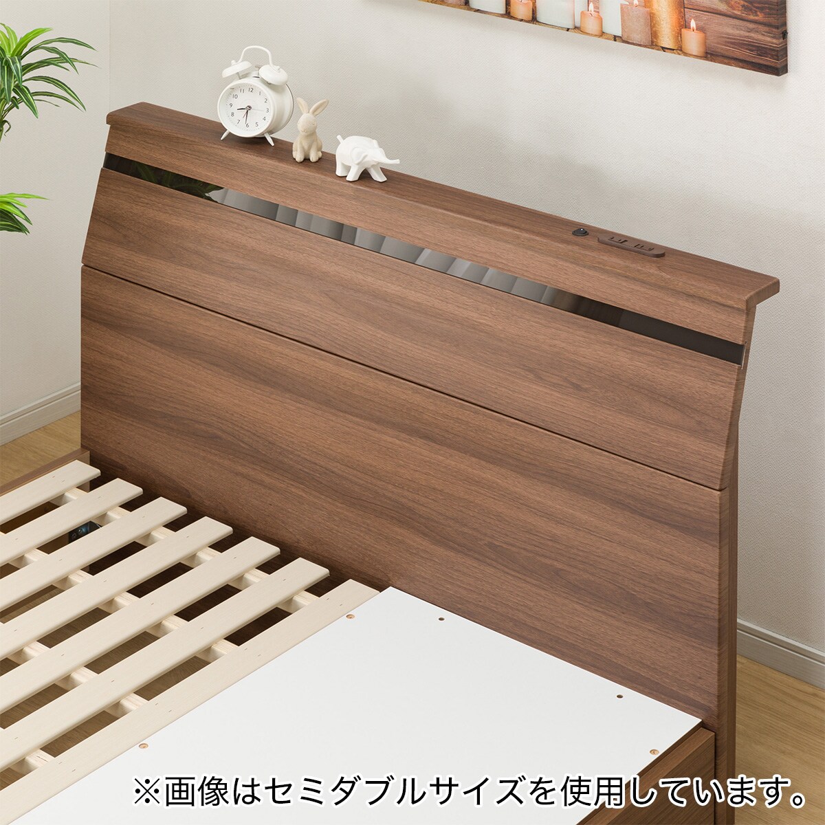 クイーンベッドフレーム(EB-002 引出し付き MBR DR) | ニトリ