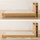 ベッドフレーム クイーン (EB-003 LEG/LOW すのこ LBR) 10枚目画像